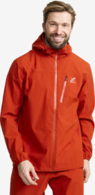RevolutionRace > Sade- Ja Kuoritakit – Oranssi – Vector 2L Jacket Miehet Autumn, Koko:M