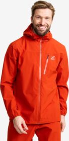 RevolutionRace Sade- Ja Kuoritakit – Oranssi – Vector 2L Jacket Miehet Autumn, Koko:S