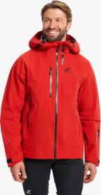 RevolutionRace Sade- Ja Kuoritakit – Punainen – Cyclone 3L Shell Jacket Miehet Aura Red, Koko:4XL