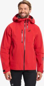 RevolutionRace Sade- Ja Kuoritakit – Punainen – Cyclone 3L Shell Jacket Miehet Aura Red, Koko:L