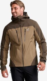 RevolutionRace > Sade- Ja Kuoritakit – Ruskea – Silence Proshell 3L Jacket Miehet Cub, Koko:S