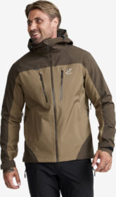 RevolutionRace > Sade- Ja Kuoritakit – Ruskea – Silence Proshell 3L Jacket Miehet Cub, Koko:XS