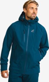 RevolutionRace > Sade- Ja Kuoritakit – Sininen – Cloud 3L Shell Jacket Miehet Blue Opal, Koko:L