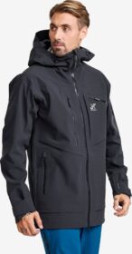 RevolutionRace > Sade- Ja Kuoritakit – Sininen – Cyclone Long 3L Jacket Miehet Dark Navy, Koko:S