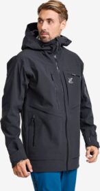 RevolutionRace > Sade- Ja Kuoritakit – Sininen – Cyclone Long 3L Jacket Miehet Dark Navy, Koko:L