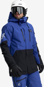 RevolutionRace > Sade- Ja Kuoritakit – Sininen – AccXel 2L Ski Jacket Miehet Surf the Web/Black, Koko:XL
