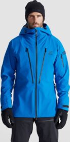 RevolutionRace > Sade- Ja Kuoritakit – Sininen – Ultra 3L Shell Jacket Miehet Imperial Blue, Koko:L