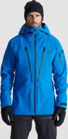 RevolutionRace > Sade- Ja Kuoritakit – Sininen – Ultra 3L Shell Jacket Miehet Imperial Blue, Koko:XL