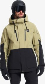 RevolutionRace Sade- Ja Kuoritakit – Vihreä – AccXel 2L Ski Jacket Miehet Aloe/Black, Koko:XL
