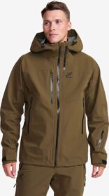 RevolutionRace > Sade- Ja Kuoritakit – Vihreä – Cyclone 3L Shell Jacket Miehet Dark Olive, Koko:XL