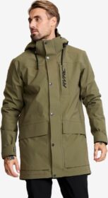 RevolutionRace Sade- Ja Kuoritakit – Vihreä – Status 2L Parka Miehet Kalamata, Koko:XS