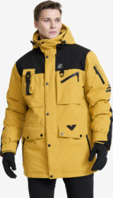 RevolutionRace Ulkoilutakki, Kuoritakki & Tuulitakki – Keltainen – Saviour Tech 2L Insulated Parka Miehet Harvest Gold, Koko:S