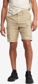 RevolutionRace Shortsit – Beige – Adventure Cargo Stretch Shorts Miehet Khaki, Koko:S