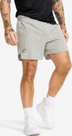 RevolutionRace Shortsit – Harmaa – Rush Pro Shorts Miehet Limestone Grey, Koko:2XL