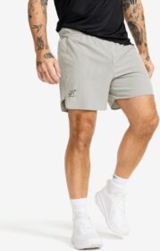 RevolutionRace Shortsit – Harmaa – Rush Pro Shorts Miehet Limestone Grey, Koko:L
