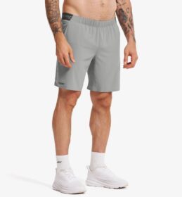 RevolutionRace Shortsit – Harmaa – Sense Active Shorts Miehet Frost Gray, Koko:XL