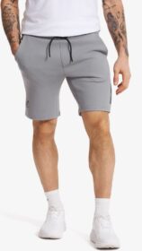 RevolutionRace Shortsit – Harmaa – Street Scuba Shorts Miehet Frost Gray, Koko:4XL