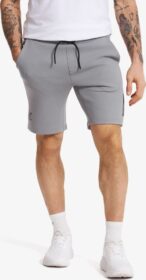 RevolutionRace Shortsit – Harmaa – Street Scuba Shorts Miehet Frost Gray, Koko:4XL