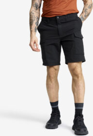 RevolutionRace > Shortsit – Musta – Adventure Cargo Stretch Shorts Miehet Black, Koko:M