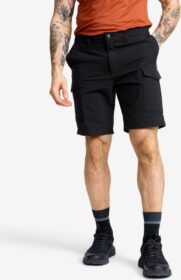RevolutionRace > Shortsit – Musta – Adventure Cargo Stretch Shorts Miehet Black, Koko:M