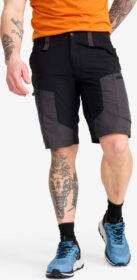 RevolutionRace > Shortsit – Musta – RVRC GP Shorts Miehet Jetblack, Koko:XS