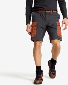 RevolutionRace > Shortsit – Oranssi – Rambler Lightweight Pro Shorts Miehet Dusty Orange/Anthracite, Koko:L