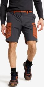 RevolutionRace Shortsit – Oranssi – Rambler Lightweight Pro Shorts Miehet Dusty Orange/Anthracite, Koko:S
