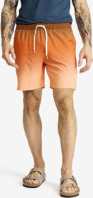 RevolutionRace > Shortsit – Oranssi – Summer Swim Shorts Miehet Faded Hawaiian, Koko:XL