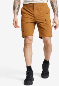 RevolutionRace Shortsit – Ruskea – Adventure Cargo Stretch Shorts Miehet Rubber, Koko:3XL