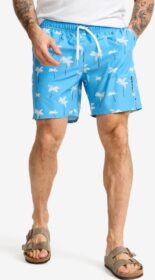 RevolutionRace > Shortsit – Sininen – Summer Swim Shorts Miehet Azure Blue/Tofu, Koko:2XL