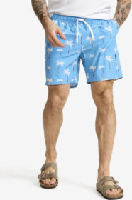 RevolutionRace > Shortsit – Sininen – Summer Swim Shorts Miehet Azure Blue/Tofu, Koko:S