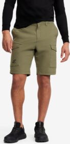 RevolutionRace Shortsit – Vihreä – Adventure Cargo Stretch Shorts Miehet Kalamata, Koko:3XL