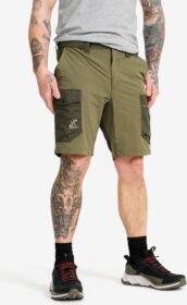 RevolutionRace Shortsit – Vihreä – Rambler Lightweight Pro Shorts Miehet Kalamata, Koko:2XL