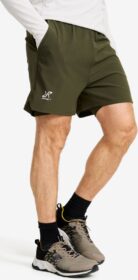 RevolutionRace > Shortsit – Vihreä – Rise 2-in-1 Shorts Miehet Forest Night, Koko:XS