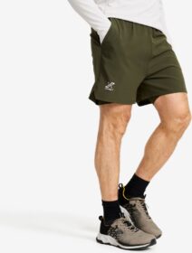 RevolutionRace Shortsit – Vihreä – Rise 2-in-1 Shorts Miehet Forest Night, Koko:XS