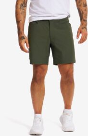 RevolutionRace Shortsit – Vihreä – Twig Shorts Miehet Forest Night, Koko:M