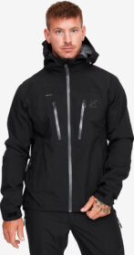 RevolutionRace Silence Proshell 3L Jacket Miehet Black/Anthracite, Koko:XL – Ulkoilutakki, Kuoritakki & Tuulitakki