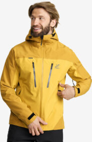 RevolutionRace > Sade- Ja Kuoritakit – Keltainen – Silence Proshell 3L Jacket Miehet Harvest Gold/Sauterne, Koko:L