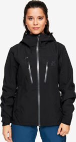 RevolutionRace Silence Proshell 3L Jacket Naiset Black/Anthracite, Koko:XL – Ulkoilutakki, Kuoritakki & Tuulitakki