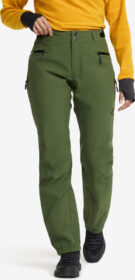 RevolutionRace > Housut > Sade- Ja Kuorihousut – Vihreä – Silence Proshell 3L Pants Naiset Black Forest, Koko:2XL