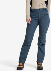 RevolutionRace > Housut > Sade- Ja Kuorihousut – Sininen – Silence Proshell 3L Pants Naiset Moonlit Ocean, Koko:M