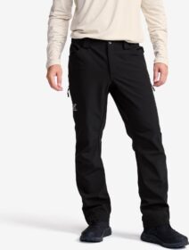 RevolutionRace Softshell-housut – Musta – Hiball Essential Softshell Pants Miehet Black, Koko:2XL