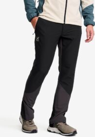 RevolutionRace Softshell-housut – Musta – Ridge Trek Stretch Pants Miehet Black/Anthracite, Koko:L