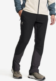 RevolutionRace > Softshell-housut – Musta – Ridge Trek Stretch Pants Miehet Black/Anthracite, Koko:L