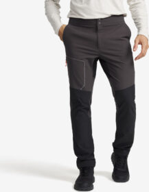 RevolutionRace > Softshell-housut – Musta – Surmount Hiking Stretch Pants Miehet Black/Obsidian, Koko:3XL