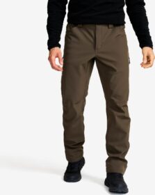 RevolutionRace Softshell-housut – Ruskea – Hiball Essential Softshell Pants Miehet Mud, Koko:M