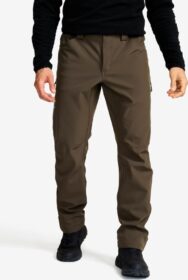 RevolutionRace > Softshell-housut – Ruskea – Hiball Essential Softshell Pants Miehet Mud, Koko:2XL