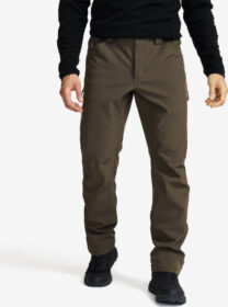 RevolutionRace > Softshell-housut – Ruskea – Hiball Essential Softshell Pants Miehet Mud, Koko:L