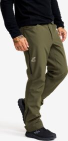 RevolutionRace > Softshell-housut – Vihreä – Hiball Essential Softshell Pants Miehet Forest Night, Koko:3XL