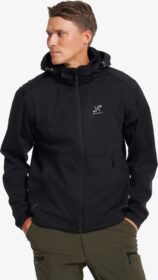 RevolutionRace Softshell-takit – Musta – Responder Softshell Jacket Miehet Black, Koko:3XL